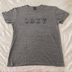 Obey T-shirt with 3D logo